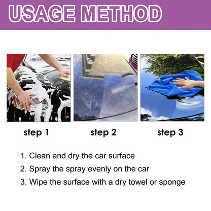 3-in-1 Car Coating Spray Shine Protect