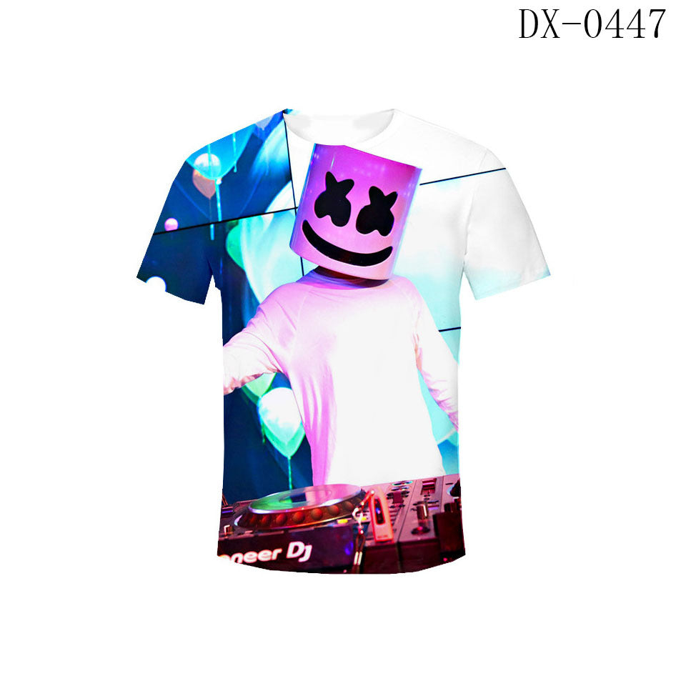 Marshmello 3D Unisex T-Shirt - Trendy DJ Style