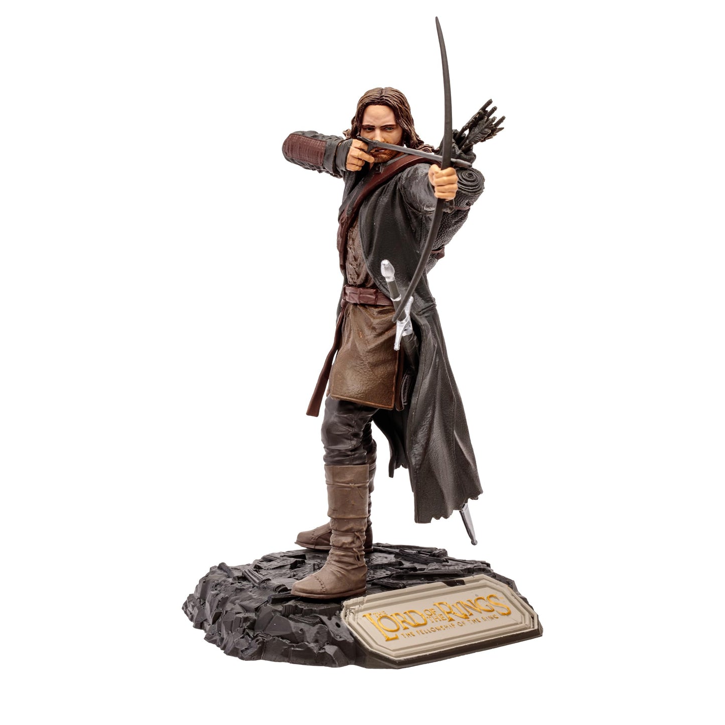 McFarlane Toys - WB 100: Aragorn (The Lord of The Rings) Movie Maniacs 6in Posed Figure