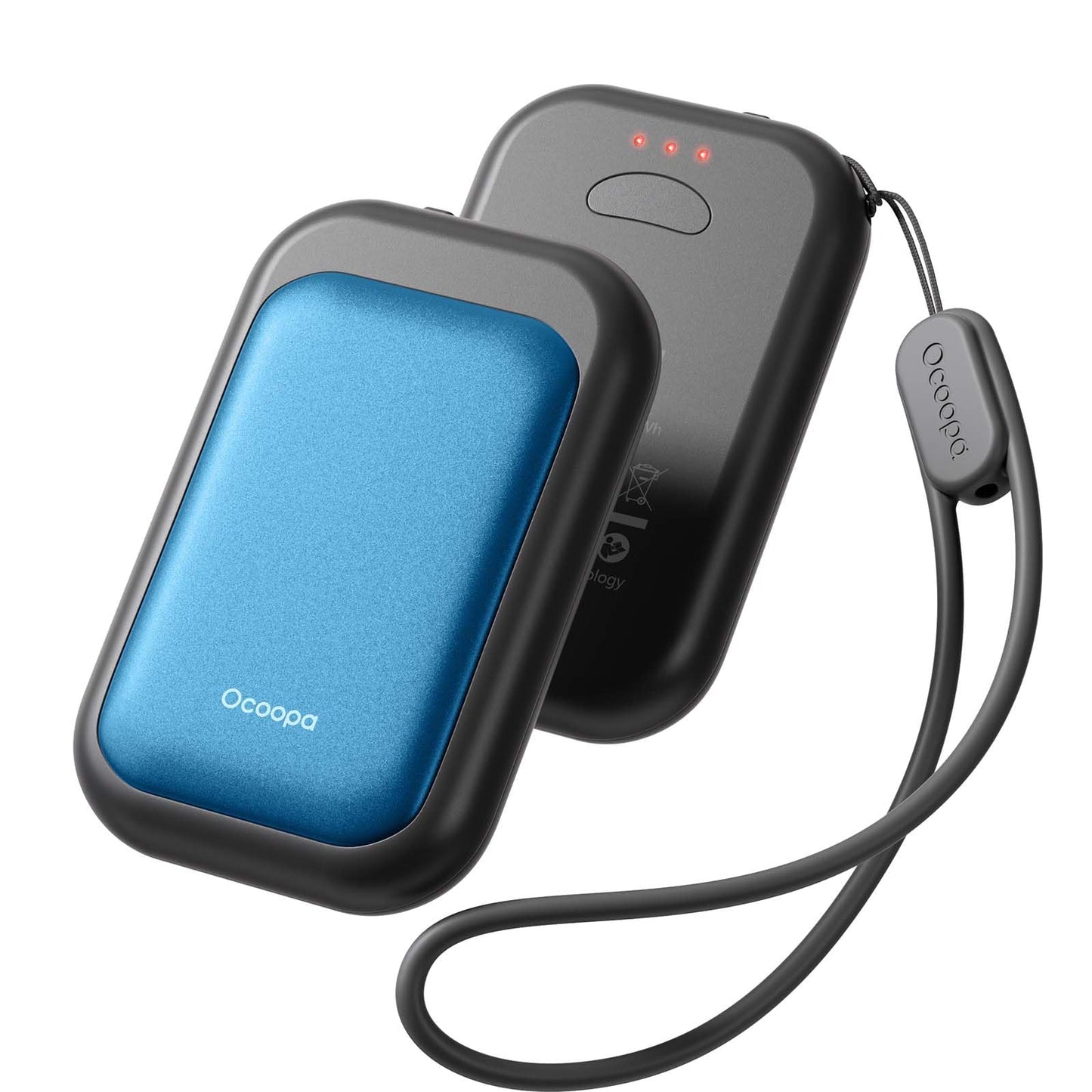 OCOOPA Magnetic Rechargeable Hand Warmers 2 Pack Card-Style Electric Hand Warmer 5000mAh Pocket Portable Hands Heater UL Certified 3 Heat Settings Tech Gifts for Men Purse Must Haves UT4 Young