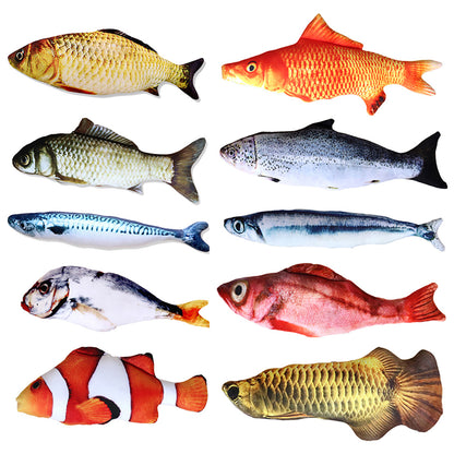 Creative Fish Shape Pet cat dog Toy 20cm