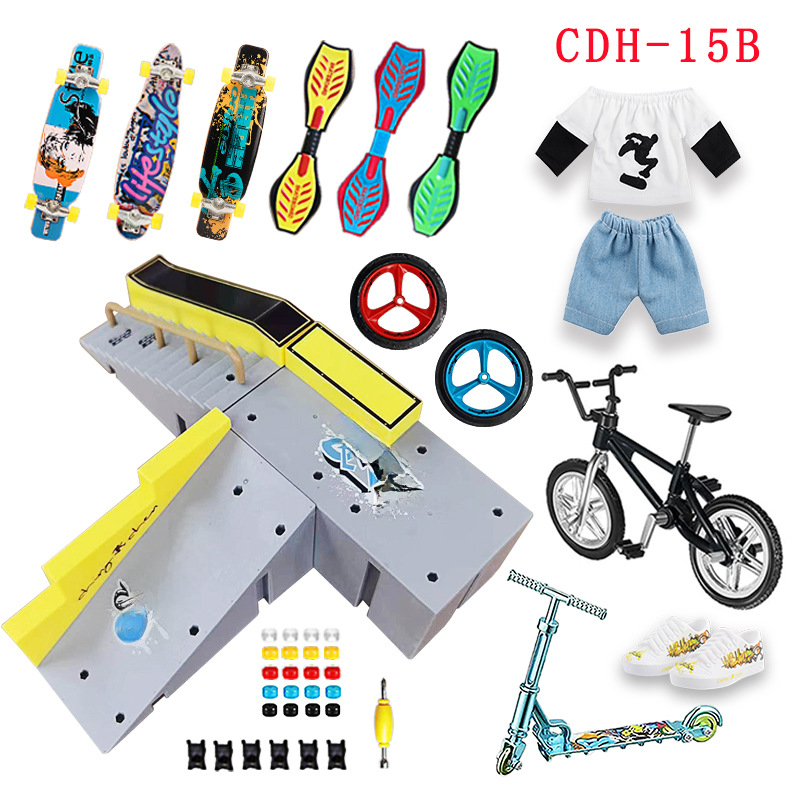 Finger Skatepark Ramp Set for BMX and Skateboard
