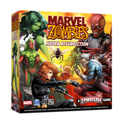 Marvel Zombies: A Zombicide Game - Hydra Resurrection - Battle Red Skulls Zombie Hydra Soldiers! Cooperative Strategy Game Ages 14+ 1-6 Players 90 Minute Playtime Made by CMON