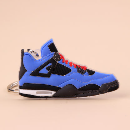 AJ4 Jordan Sneakers Keyring for Fans