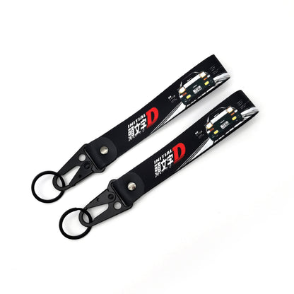 JDM Culture Keychain Wrist Strap with Digital Print 19.5cm x 2.5cm