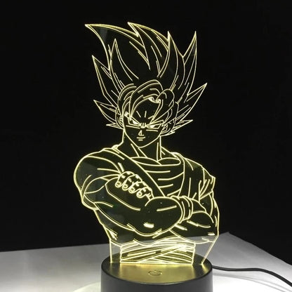 Dragon ball Goku Decor 3D Light 15cm