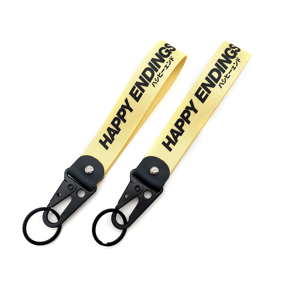 JDM Culture Keychain Wrist Strap with Digital Print 19.5cm x 2.5cm