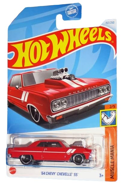 Hot Wheels 64 Chevy Chevelle SS - Muscle Mania 2/5 [red]