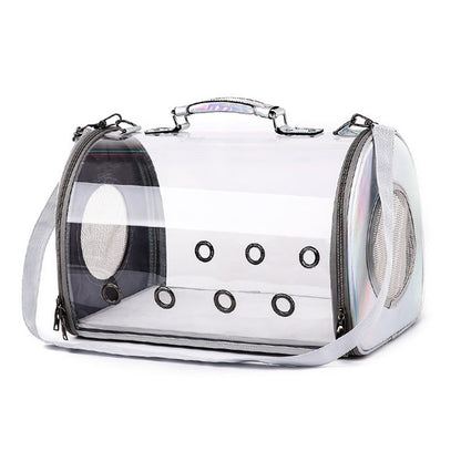 Portable Pet cat travel case Carrier Backpack 35x14x17 cm Silver Pink Red Blue