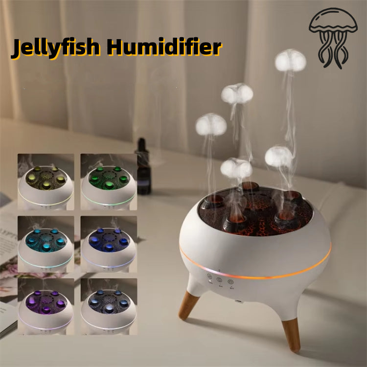 Air jellyfish ultrasonic humidifier decor with rc