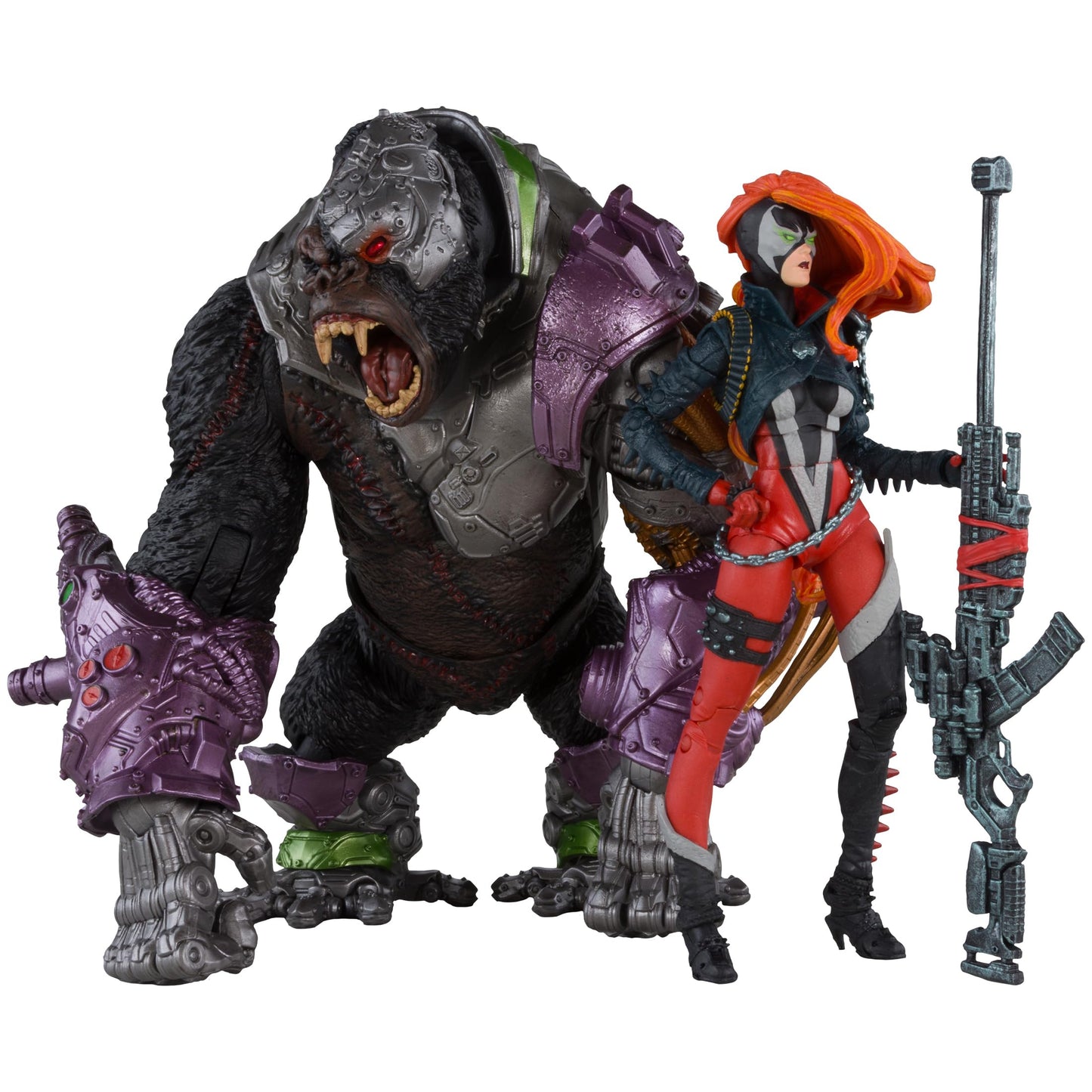 McFarlane Toys - Spawn She-Spawn & Cygor Action Figure 2pk Gold Label Amazon Exclusive