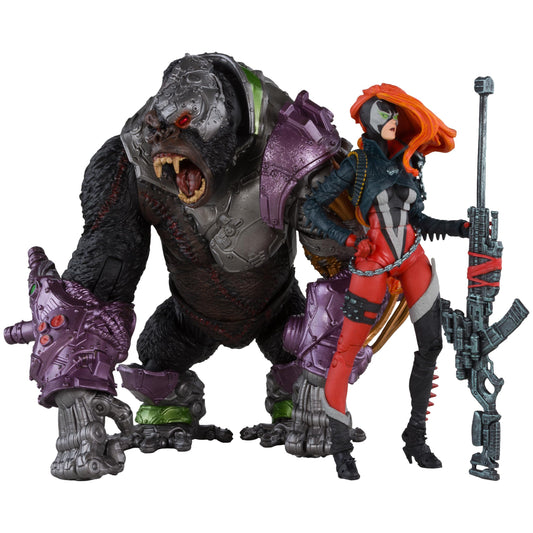 McFarlane Toys - Spawn She-Spawn & Cygor Action Figure 2pk Gold Label Amazon Exclusive