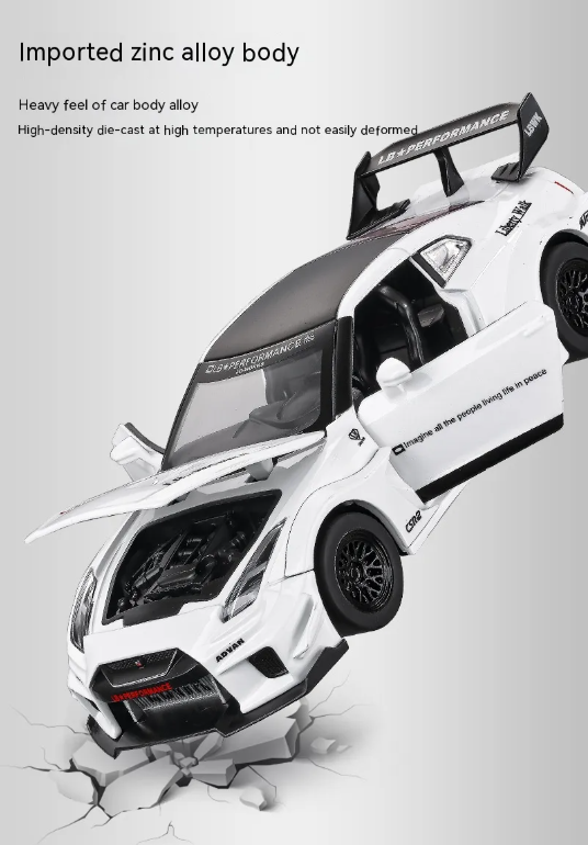 Nissan r35 skyline gtr model car