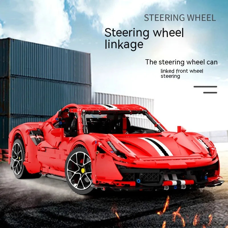 Sports Car Building Bricks Toy set