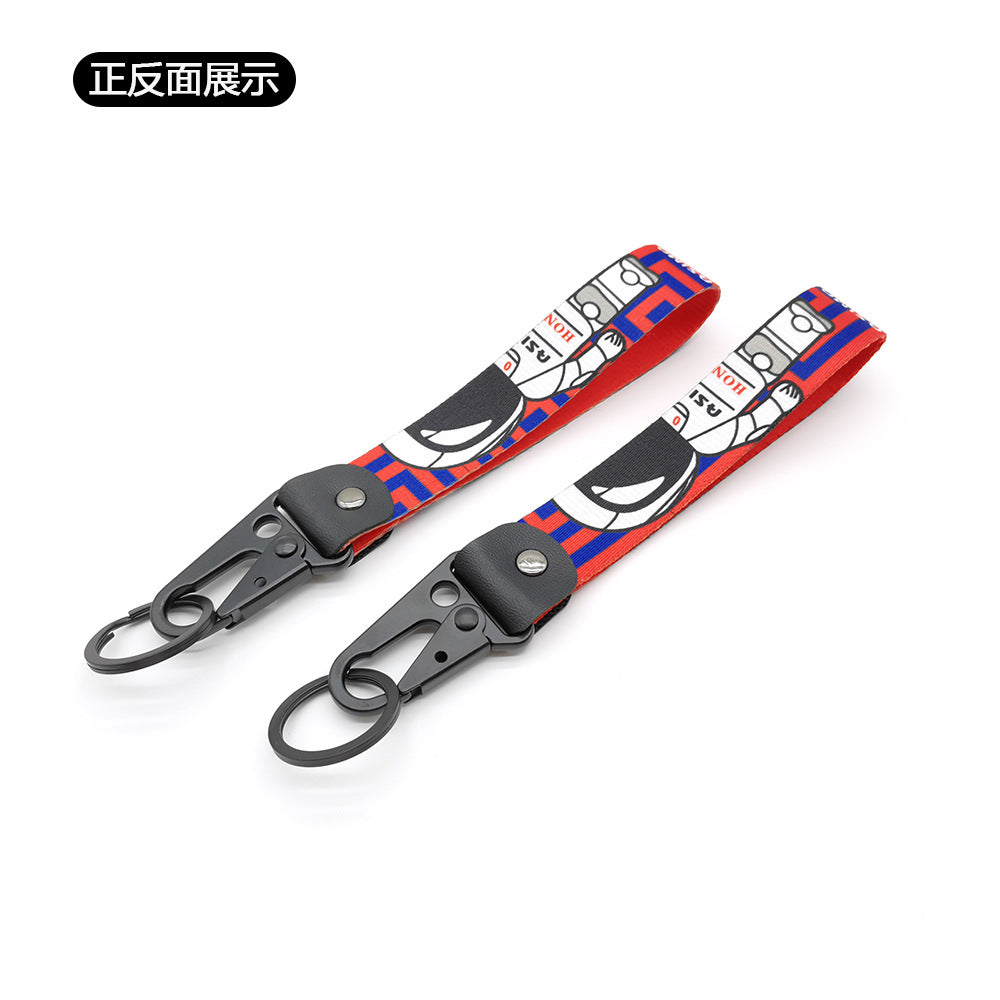 JDM Culture Keychain Wrist Strap with Digital Print 19.5cm x 2.5cm