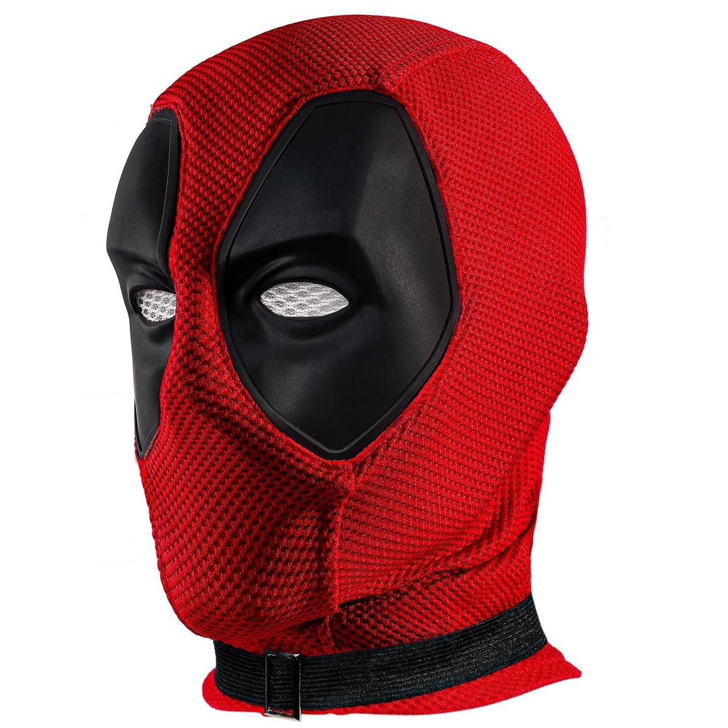 Deadpool red hood mask Halloween Cosplay Costume With Silicone Eye Mask