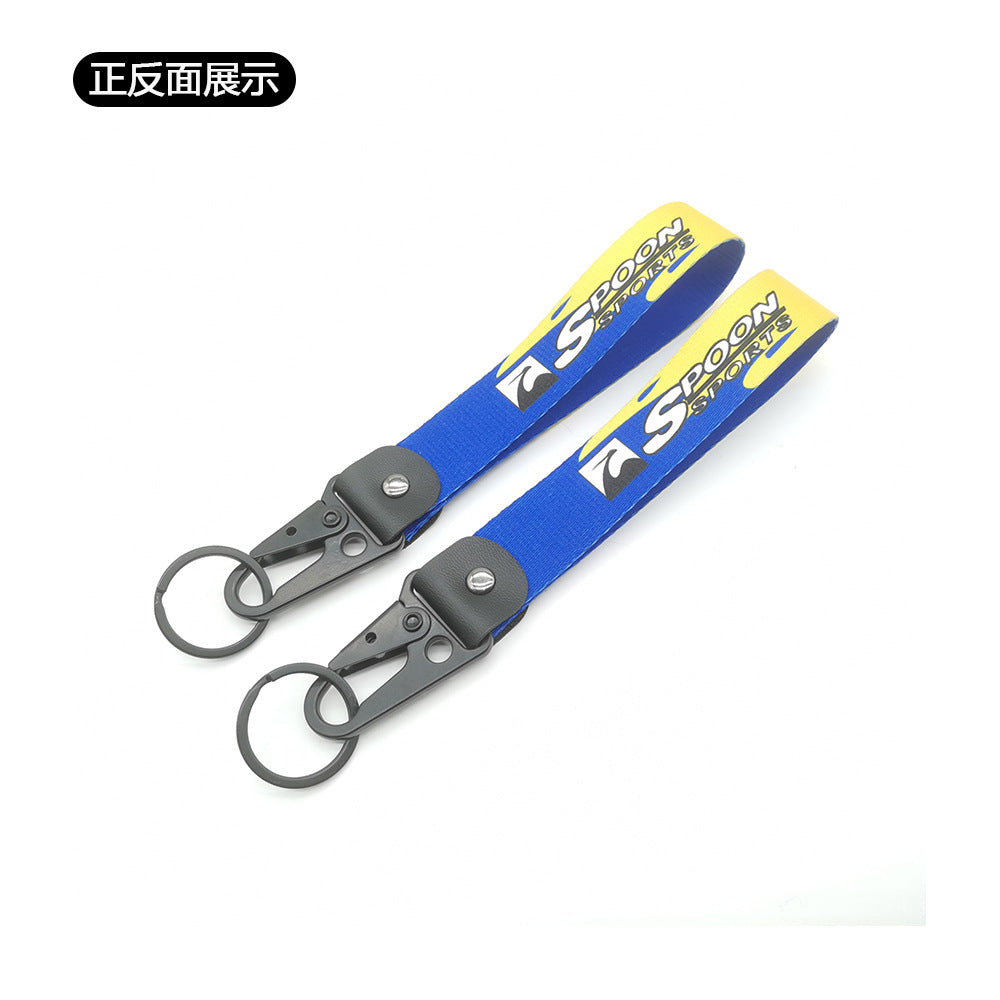 JDM Culture Keychain Wrist Strap with Digital Print 19.5cm x 2.5cm