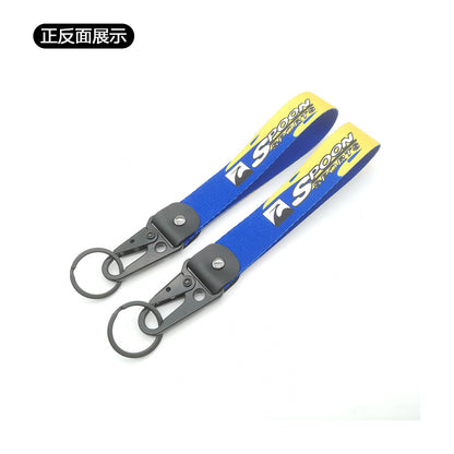 JDM Culture Keychain Wrist Strap with Digital Print 19.5cm x 2.5cm