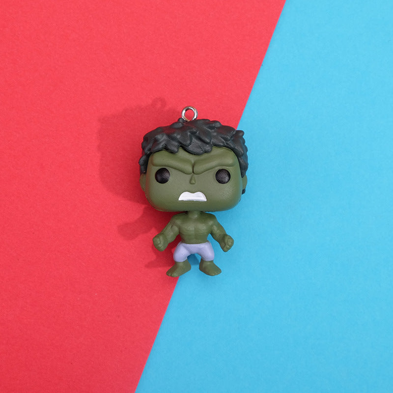 Creative Marvel Q-Version Hero Figurines DIY Decor