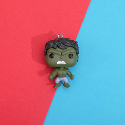 Creative Marvel Q-Version Hero Figurines DIY Decor
