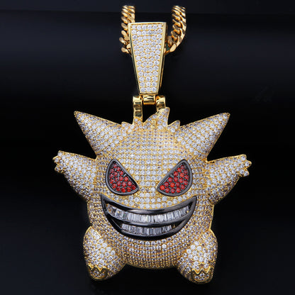 Zircon Crystal Pokemon Pendant Necklace (New Style)