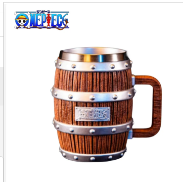 One Piece anime animation Barrel Mug
