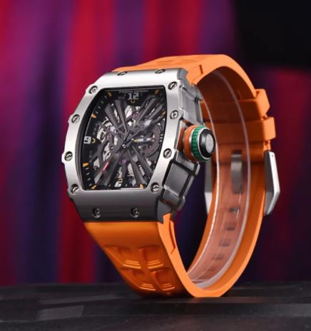 Square Men's Quartz Watch valentine couple birthday date gift