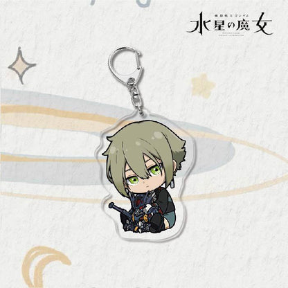 Acrylic Keychain - Mobile Suit Gundam Witch from Mercury