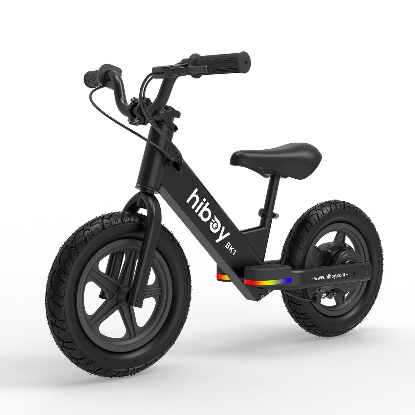 Hiboy BK1 Electric Balance Bike for Kids 12 Inch Tires 150W Peak Motor Adjustable Seat 21.6V/2.6Ah Battery Electric Bike for Kids Ages 3-5