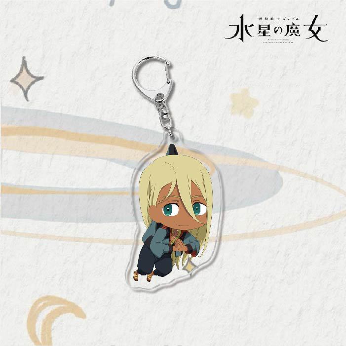 Acrylic Keychain - Mobile Suit Gundam Witch from Mercury