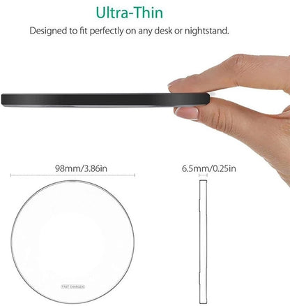 30W Wireless Charger Pad Stand for iPhone & Samsung fast charging type c