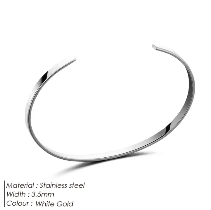Stainless Steel Bracelet unisex valentine birthday couple gift