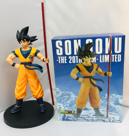 Jinxin Anime Dragon Ball 20th Anniversary Goku Figure