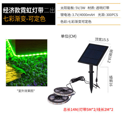 Waterproof RGB LED Strip Light for Landscape