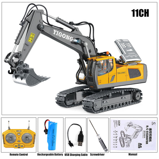 1/20 1/24 Alloy Remote Control Excavator Vehicle