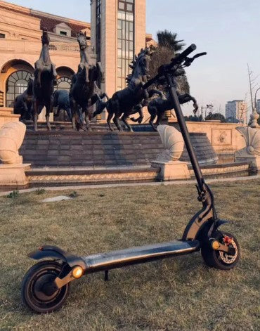 electric Dual motor 48v 13ah 500W Folding Scooter 30mph 50miles range