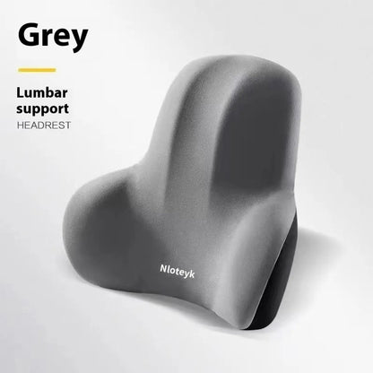 Car Memory Foam Headrest & Waist Cushion