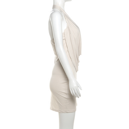 Sexy Backless Halter Sheath Dress woman women date couple party night clubbing
