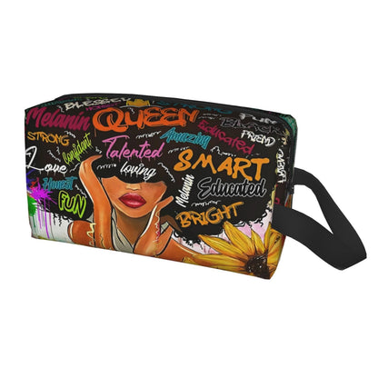 Women Woman Makeup Bag Waterproof Cosmetic Bag Large Travel Toiletry Bag