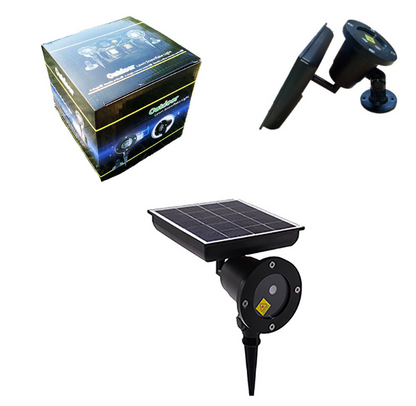 Solar power Laser Light for Lawn - Red and Green