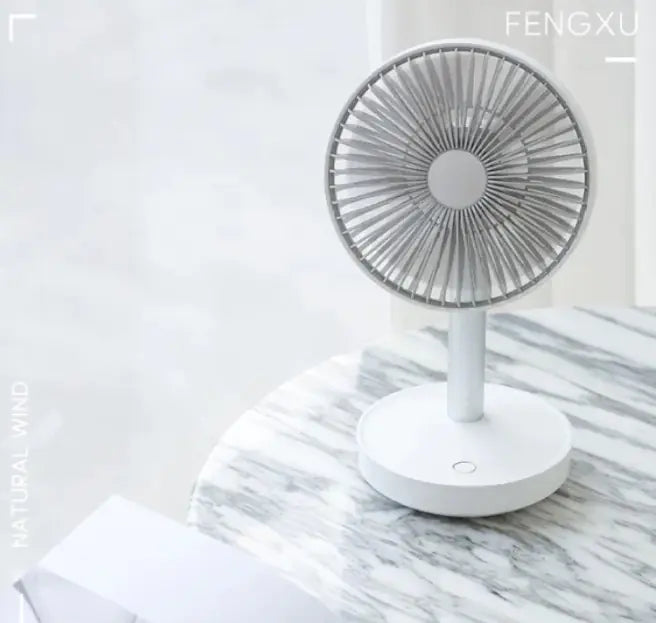 Desk Mini Fan 4000mAh Large Capacity Battery USB 3 adjustable speed