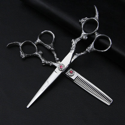 Hair Dressing Cutting Tools Hair Scissors Dragon Handle Scissors