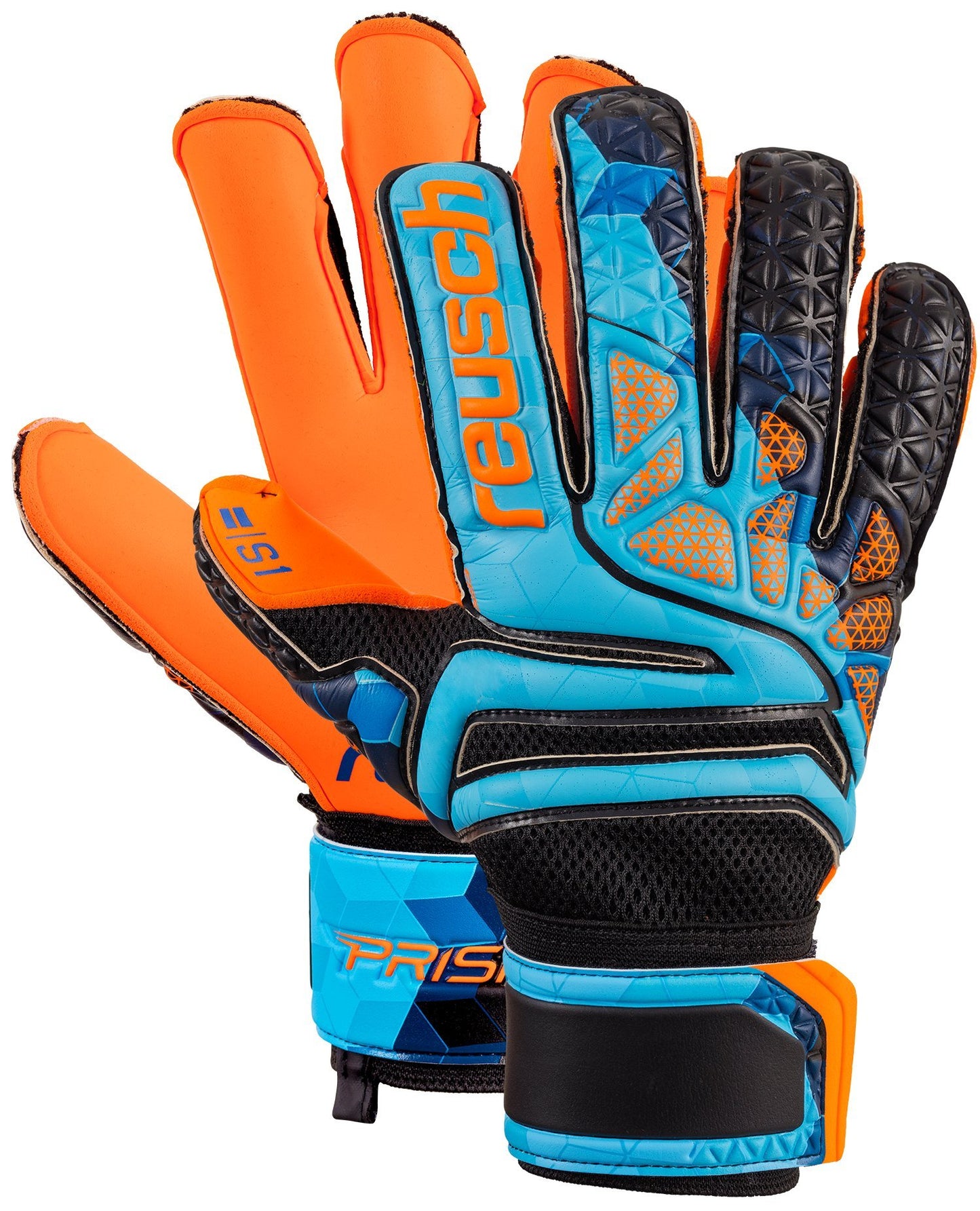 Reusch Soccer Prisma Prime S1 Fusion Evolution LTD Goalkeeper Glove Orange/Blue 11