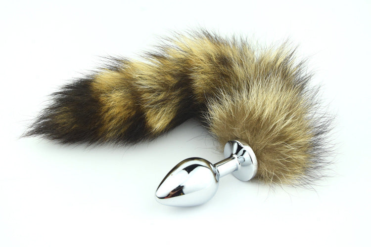 Metal Stainless Steel Adult Toy with Raccoon Tail couple date night gift