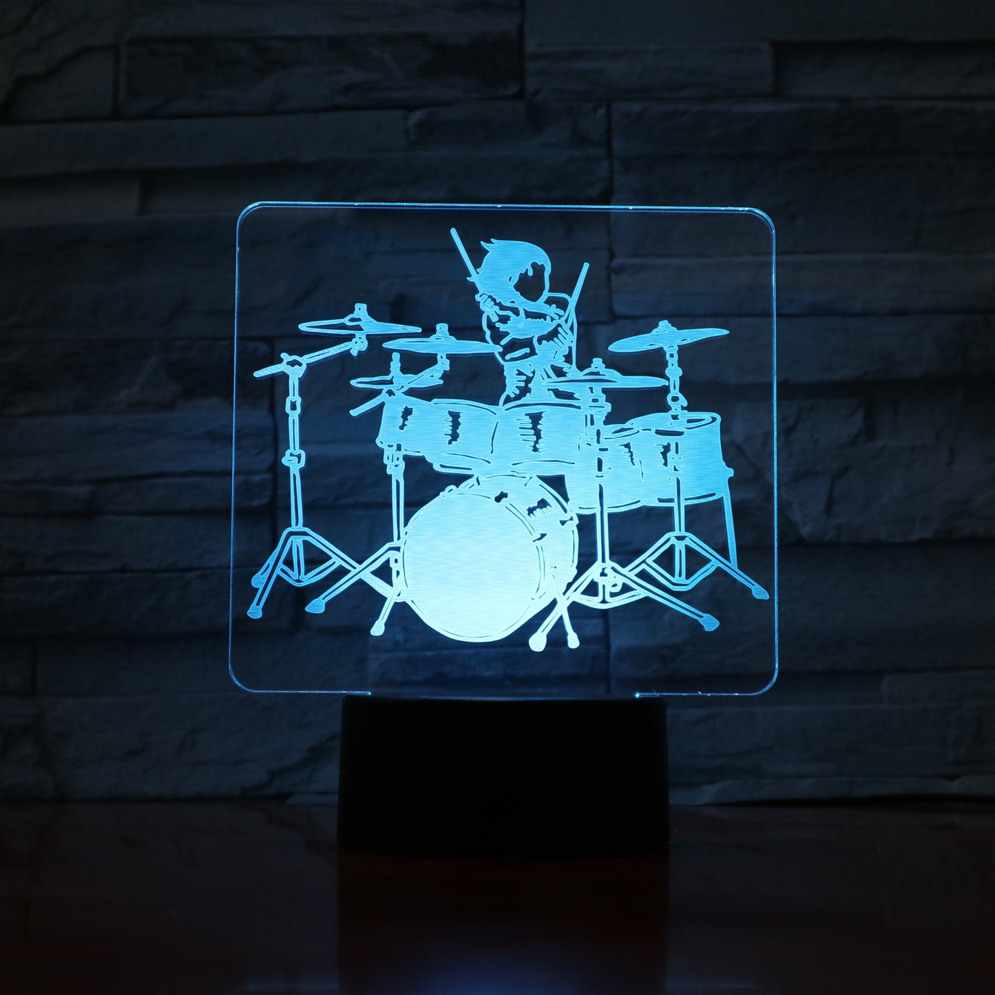 3D Guitar + other Musical instruments Model Night Light with USB and Battery