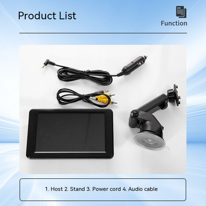 Portable 7-Inch Vehicle MP5 Player support USB SD card AV input