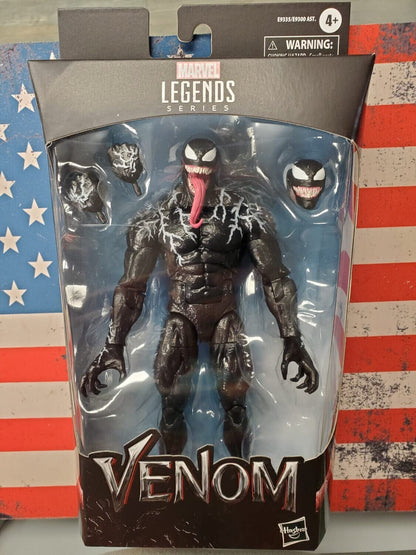 Marvel Hasbro Legends Series Venom 6-inch Collectible Action Figure Venom Toy Premium Design and 3 Accessories