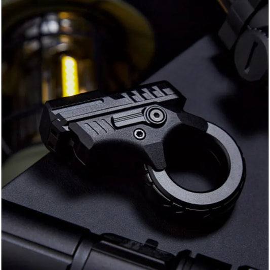 Titanium Alloy Fidget Gun shape Spinner CRAFT