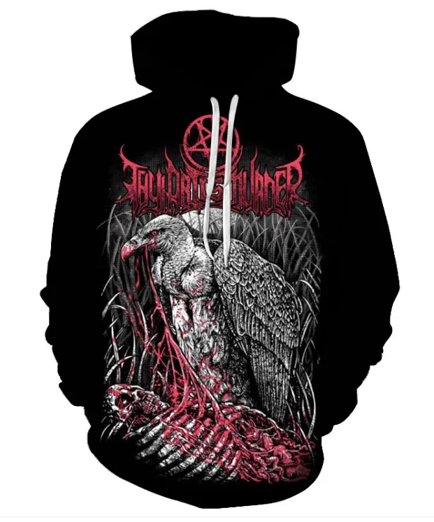 Varies options and colors - Skull Head Hooded Sweater jacket men apparel