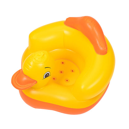 Wholesale Thick Inflatable Yellow Duck Baby Chair